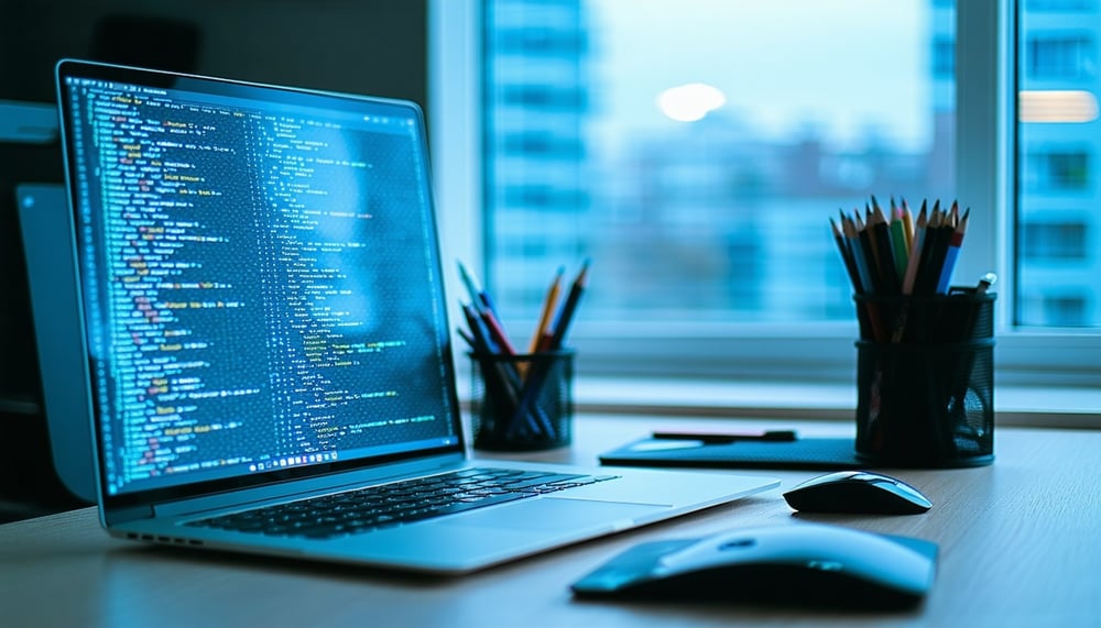 Ilustrace online IT kurzu s lektorem